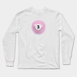 Lucky 3 Ball Graphic Long Sleeve T-Shirt